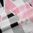 thumbnail image 5 of Manfei Monogrammed A Design Blackout Curtains,Geometric Grid Print Window Curtains Pack of 2 (38x45 Each), 5 of 6