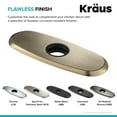 thumbnail image 4 of Deck Plate for Bathroom Faucet in Brushed Gold, 4 of 5