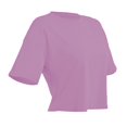 thumbnail image 3 of Playera Simply Basic para Mujer, Cuello Redondo Manga Corta Rosa Talla EG, 3 of 4