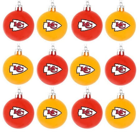 Forever Collectibles NFL Ball Ornament (Set of 12)