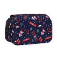 thumbnail image 1 of Easygdp Winter Sports Fun Pattern para Estuche de Lápices con Tapa Flip, Suministros de Oficina y Universidad para Adolescentes y Adultos, 1 of 7
