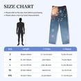 thumbnail image 4 of Lsque Gold And Blue Fireworks Print Men's Pajama Pants, Lounge Pant - Comfortable Home Wear,Elastic Waistband, Stylish Design-XX-Large, 4 of 9