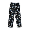 thumbnail image 5 of Xecao Daisies Flowers Men's Straight Lounge Pajama Pants: The Ultimate in Comfortable Sleepwear, 5 of 9