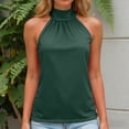 thumbnail image 7 of enyan Sweater Vest Women,Womens Tank Tops Eyelet Loose Casual Summer Tops Crew Neck Basic Sleeveless Shirts Trendy 2026,Dark Green,S, 7 of 7