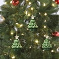 thumbnail image 3 of Mr. Christmas 5 in. Set of Nostalgic Ceramic Tree Ornament- Green with White Bulbs, 3 of 5