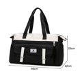 thumbnail image 4 of Bolsa De Ejercicios Oxford Fitness Bag Bolsas de gimnasio portátiles de gran capacidad para hombres y mujeres (negro) Sywqhk Para Estrenar, 4 of 8