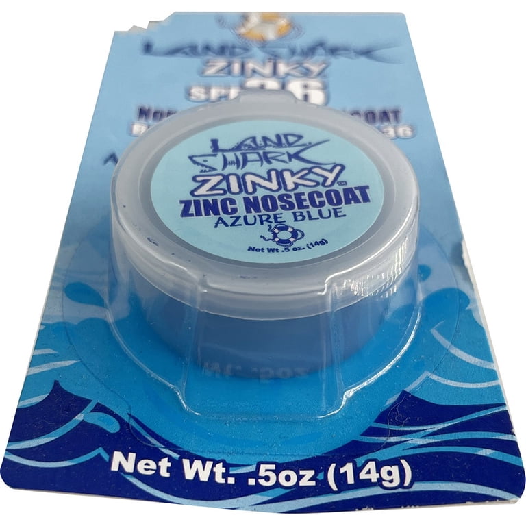 チーク non Land Shark Zinky Non-Nano Zinc Nosecoat Broad Spectrum SPF36 Azure