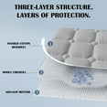 thumbnail image 2 of 78.74x 47.24in Narrow Twin Mattress for Kids Adults Single Bed, Breathable Gel-Memory Foam Plus Pillowtop Mattress for Pressure Relief, Fiberglass-Free, 2 of 5