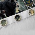 thumbnail image 4 of jejeloiu Wildlife Bear Animals Black Out Curtains,Rustic Pine Cone Curtains Pack of 2 (42x63 Each),Fishing And Hunting Bedroom Curtains For Girls Boys,Ultra Soft Home Decor, 4 of 6