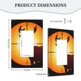 thumbnail image 2 of Target Deer Elk Hunting Light Switch Cover Decorator Single Gang Wall Plate 1-Gang Receptacle Outlet Decor, 2 of 7