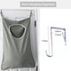 thumbnail image 3 of Bolsa de almacenamiento colgante Irfora Bolsa para colgar la ropa sucia Organizador para colgar en la puerta con cremallera Bolsa de almacenamiento para colgar en la pared Bolsa de gran capacidad par Irfora Bolsa de almacenamiento colgante, 3 of 7