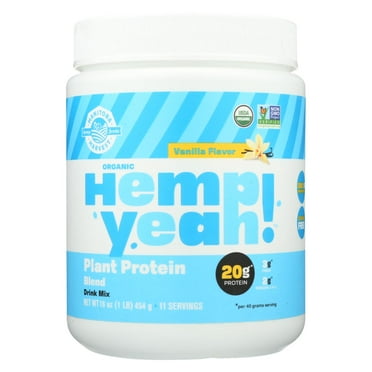 Manitoba Harvest Organic Protein Powder, Plant Based Protein Powder, Vanilla, 16 oz, 1 lb