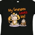 thumbnail image 4 of Inktastic My Grandma Loves Me Monkey Boys or Girls Toddler T-Shirt, 4 of 5