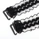thumbnail image 3 of Correas de de encaje elástico para mujer sin deslizamiento sin fisuras de la correa de hombro Reemplazo Negro Yinane Correa de sujetador de encaje, 3 of 6