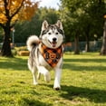 thumbnail image 4 of Gardjoe Not only does this Halloween pet bandana add spooky festive style to your dog or cat, but it also provides comfortable breathable wear that pets love all season long, 4 of 6