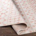 thumbnail image 3 of BoutiqueRugs Pando Bohemian, Transitional Area Rug - Cream, Pale Pink, Dark Pink - 7'10" x 10'2", 3 of 13
