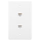 thumbnail image 5 of Panel de pared blanco CAT6 doble para uso doméstico, para suministros de construcción de oficinas de hoteles, 5 of 8