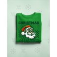 thumbnail image 3 of Retro Santa Christmas Women's Sweatshirt, 3 of 4
