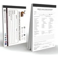 thumbnail image 7 of 10 Pack Detailed Driver Vehicle Inspection Report Book - 2-Ply Carbonless, 5.5" x 8.5", 35 Sets of Forms Per DVIR Book, Pre-Trip Checklist Log for Truck Drivers, FMCSR Compliant with Easy Tear-Out, 7 of 7