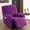 Purple, variant on ATJIA Recliner Chair Cover Waterproof Stretch Reclining Sofa Covers with Pockets 4-Piece Washable Recliner Slipcovers
