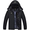 Tyhengta Mens Waterproof Ski Snowboard Jacket Windproof Winter Mountain Snow Coat Black M