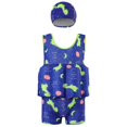 thumbnail image 1 of Traje de baño a rayas para niños, ropa de playa para niños, ropa de playa sin espalda, lindo traje de baño para niños pequeños, 1-4 años zhangyuxiang unisex, 1 of 2