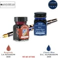 thumbnail image 2 of Monteverde 60ml Ink, Classic Blue, Burgundy Ink (G309DW, G309LB) Fountain Pen Ink (30ml Each Ink Bottle, 2 Pack), 2 of 2