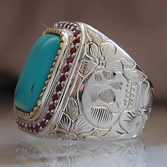 HOOUN Simple 925 Silver Plated Cubic Zircon Ring Women Wedding Party Jewelry Sz 6-10-Silver-10