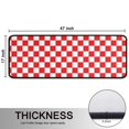 thumbnail image 5 of Kitchen Rugs Sets Of 2,Red and White Checkered Pattern Anti Fatigue Kitchen Mat Rugs Non Slip Washable,Decorative Kitchen Floor Mats for Kitchen,Sink,Laundry,17"x47"+17"x47", 5 of 5