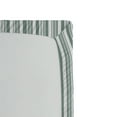 thumbnail image 3 of Ambesonne Modern Fitted Sheet 2 Pcs Set, Thin and Bold Stipes, Twin, Pale Sage Green White, 3 of 3