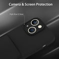 thumbnail image 3 of iPhone 13 Case Card Holder Black Liquid Silicone Soft Screen Protector Cover Shockproof Anti Scratch Microfiber Lining Full Body Protection Shell, 3 of 11