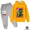 thumbnail image 3 of Sudadera con capucha de Hulk para niños, chándal para niño y niña, conjunto de ropa de sudadera para primavera, otoño e invierno, pantalones con capucha de superhéroes de Marvel, traje para niños, 3 of 5
