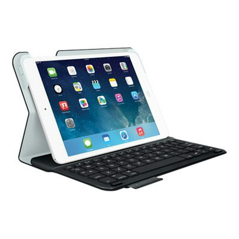 Logitech Ultrathin Folio - Keyboard and folio case - Bluetooth - English - black - Walmart.com