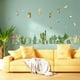thumbnail image 4 of Pegatinas de pared de vinilo con diseño de cactus, planeta verde, mariposas, plantas en maceta, decoración DIY, 4 of 8