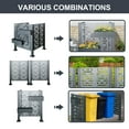 thumbnail image 5 of Metal AC Unit Privacy Fence Cover Panel - Outdoor Air Conditioner Hide Fence for Concealing HVAC Units, 5 of 7