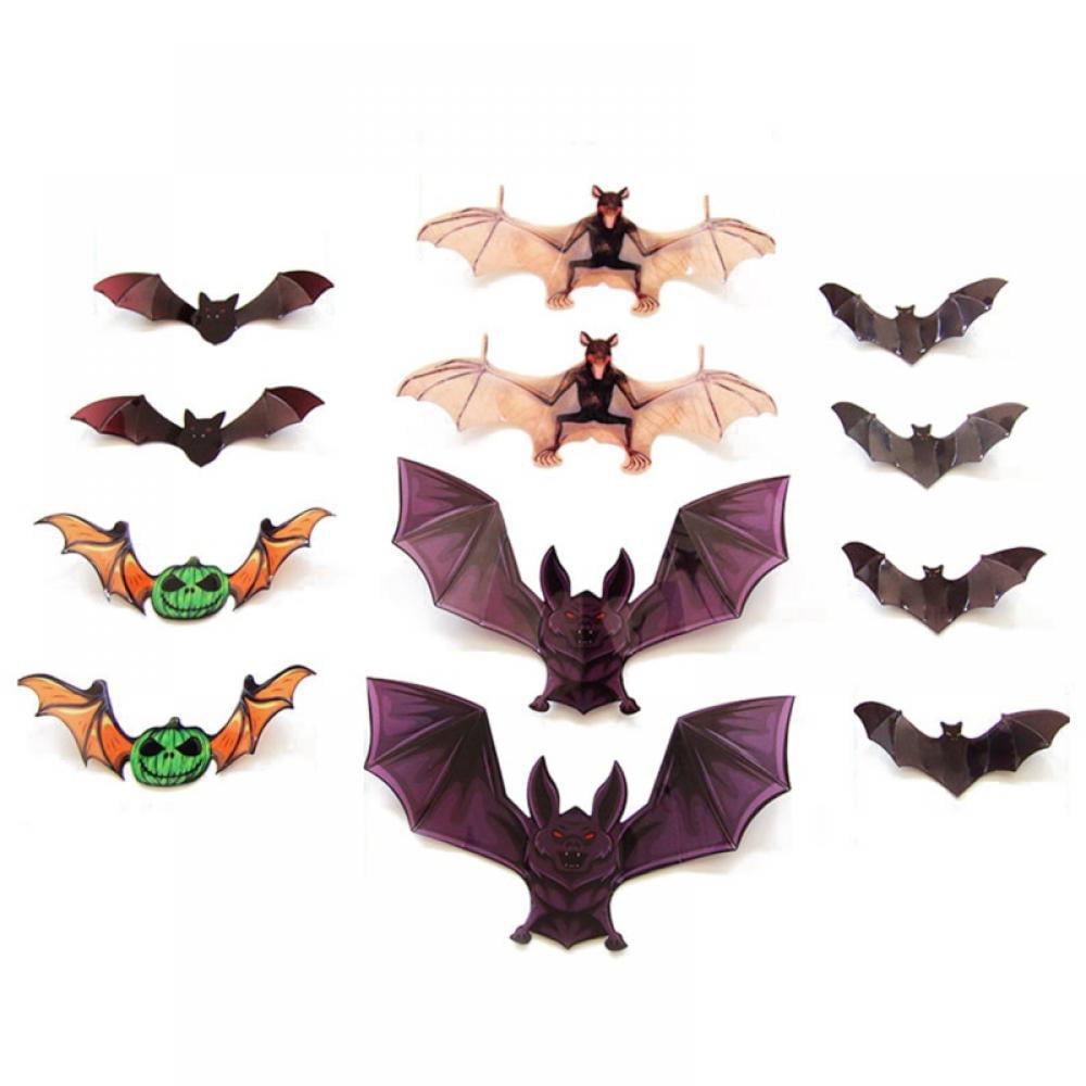 Paper House Productions Halloween Bats 3D Puffy Stickers,