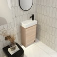 thumbnail image 3 of beingnext  16"/18" Bathroom Vanity with Sink for Small Bathroom,Single Sink Freestanding Bathroom Vanity with Soft Close Door 18.1"W x 10"D x 33.8"H -, 3 of 5