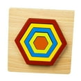 thumbnail image 4 of STARTIST Geometric Puzzles Toy Teaching Shape Hexagon ,Wooden Puzzles, 4 of 9