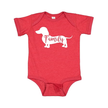 

Inktastic Family Dog- Short Haired Dachshund Gift Baby Boy or Baby Girl Bodysuit