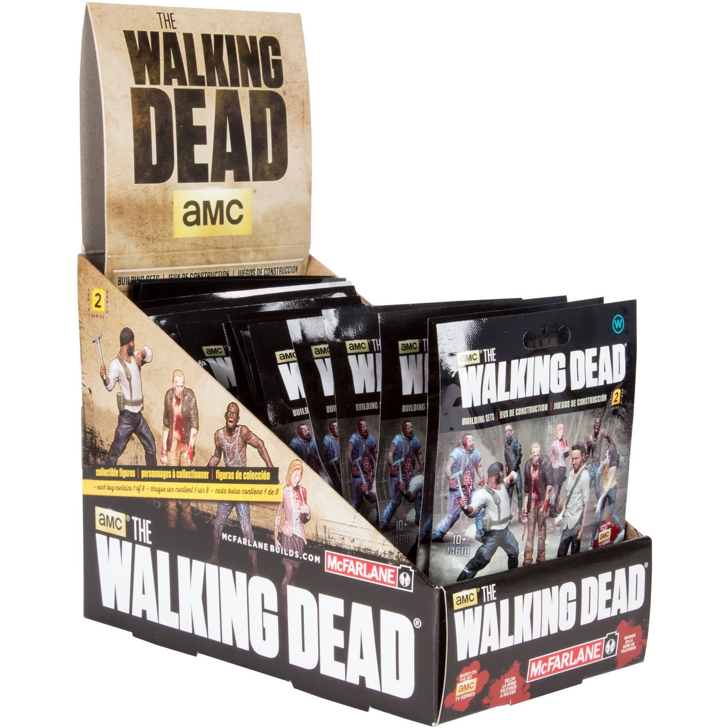 Walking Dead TV Blind Bag Figure Unopened Building Sets McFarlane Toys 1 of 8 for sale online 