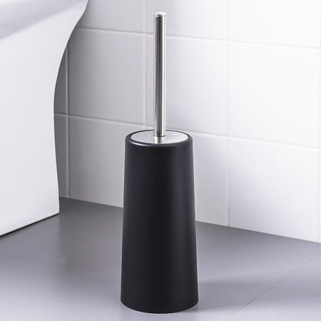 Toilet Bowl Brush and Holder Cleaning Toilet Brush and Quick Drying Holder Set for Bathroom Storage and Organization Black