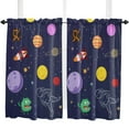 thumbnail image 5 of Universe Stars Polka Dots Astronaut Curtain Home Decoration Living Room Short Curtains Window Treatments For Kitchen Bedroom, 5 of 6
