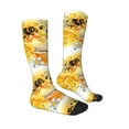 thumbnail image 3 of Fotbe Honey Bee print Women's Men's Novelty Crew Socks Cotton Socks Knee High Socks for Walking,Running,Nurses,Pregnancy, 3 of 9