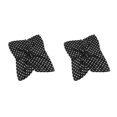 thumbnail image 4 of Guardurnaity Bufanda de mujer Estilo simple Pañuelo de niña Accesorio de ropa creativa Bufandas de niñas elegantes para decoración Ropa blanca Negro 2piezas, 4 of 6