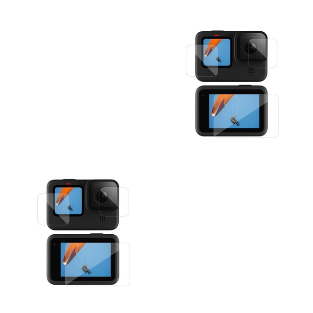 Sidaley 3 Pcs/set Camera Lens Anti-greasy Covers Protector Parts Accessory Films Replacement Hardness Screen High Spare for Tipo 1 2piezas