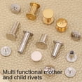 thumbnail image 3 of Flat Thread Rivets Nutserts For Documents Files Binding Crafting, 3 of 11