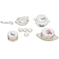 thumbnail image 4 of Juego de tazas de té de porcelana en miniatura para casa de muñecas a escala 1:12, exquisitos accesorios decorativos para la cocina de la casa de muñecas., 4 of 14