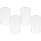 thumbnail image 4 of Cubiertas transparentes de vidrio para velas, cubiertas simples para velas a prueba de viento, 4 Uds., 4 of 8