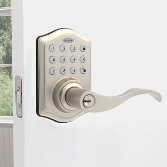 SCHLAGE Cerrojo Electrónico BE365 CAM 622 Con Teclado, Negro Mate