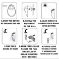 thumbnail image 4 of Outdoor Wall Light Waterproof Motion Sensor Wall Light LED Wall Lamp for Garden, 4 of 10